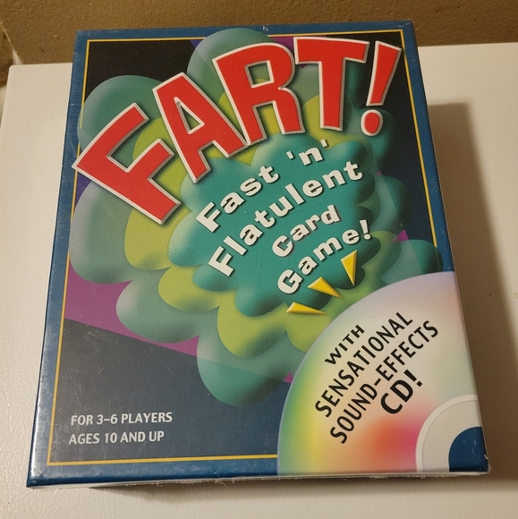 FART! Fast  n  Flatulent Card Game Amazing Sound Effects NIB - Picture 1 of 5